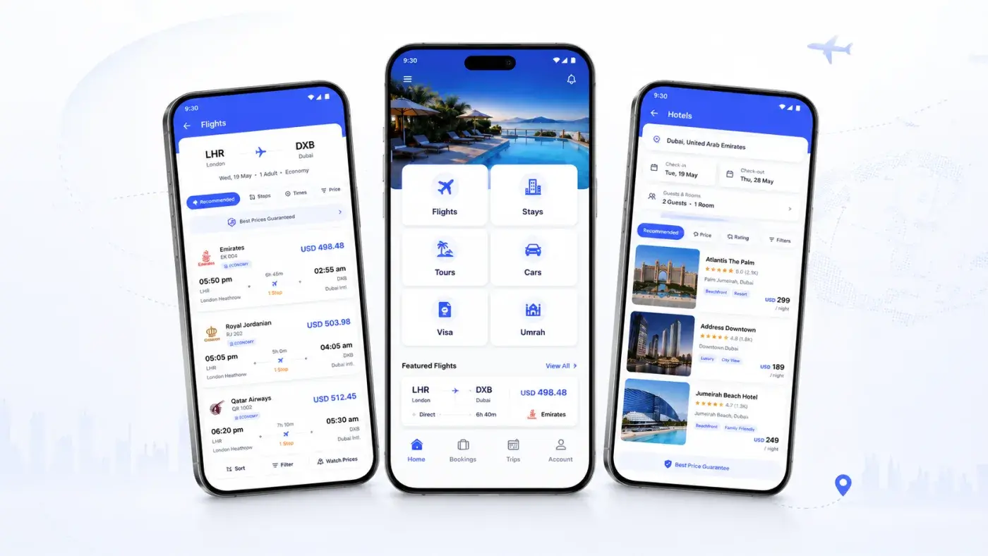 PHPTRAVELS Clone Mobile Apps